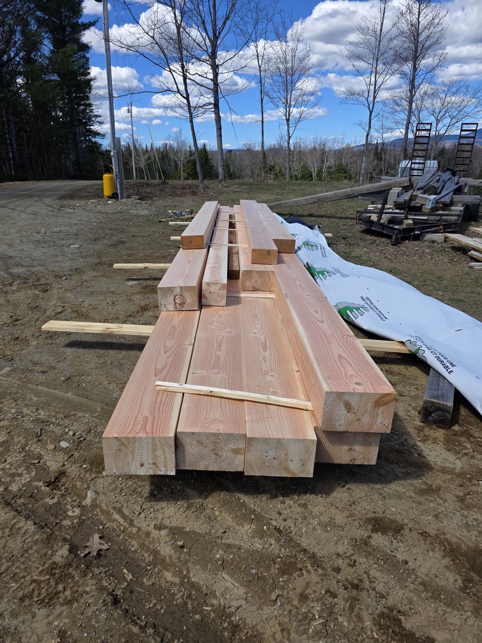Foundation waterproofing membrane winter construction phillips maine