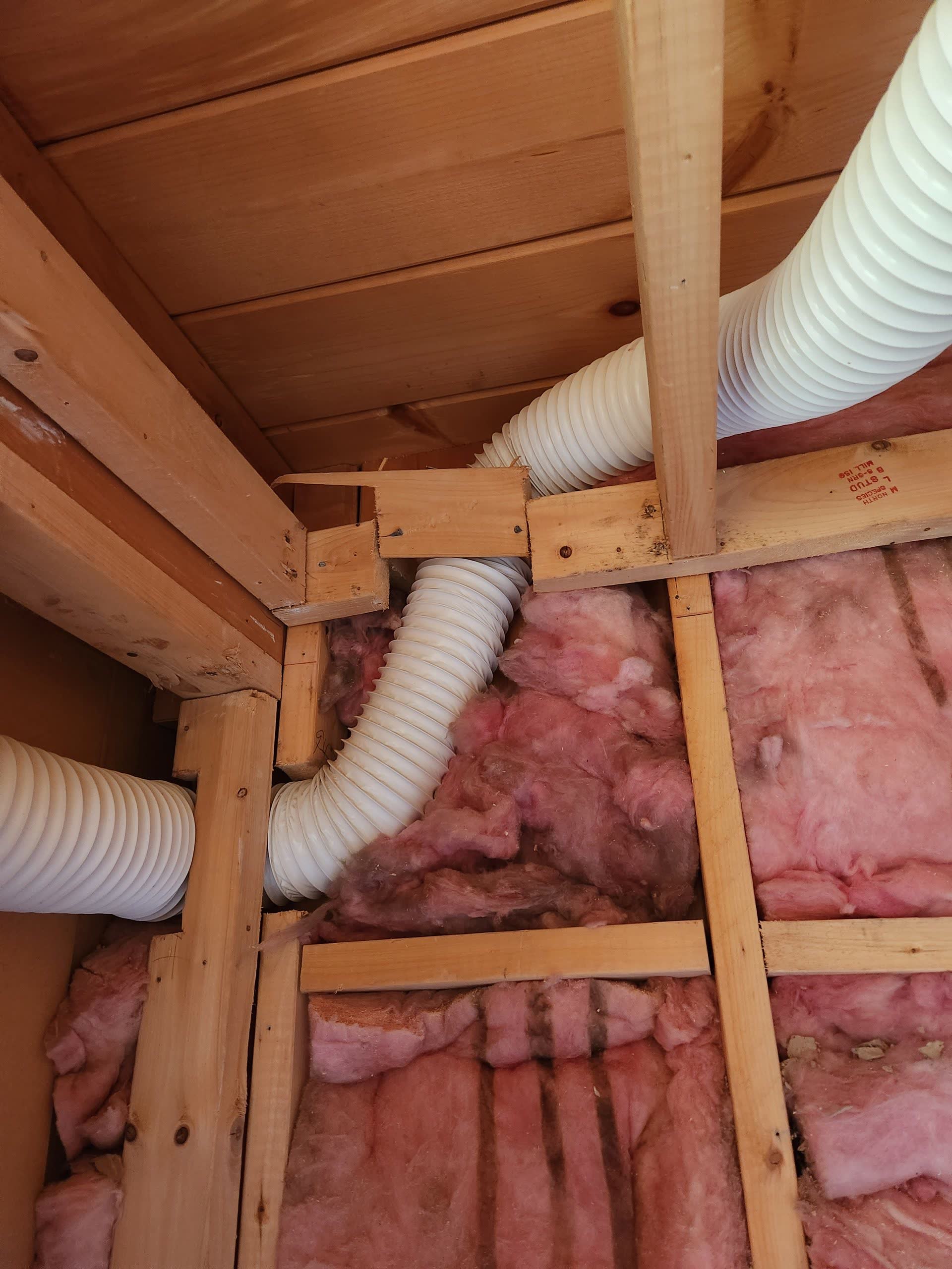 Bathroom plumbing rough in winter construction bathroom remodel maine